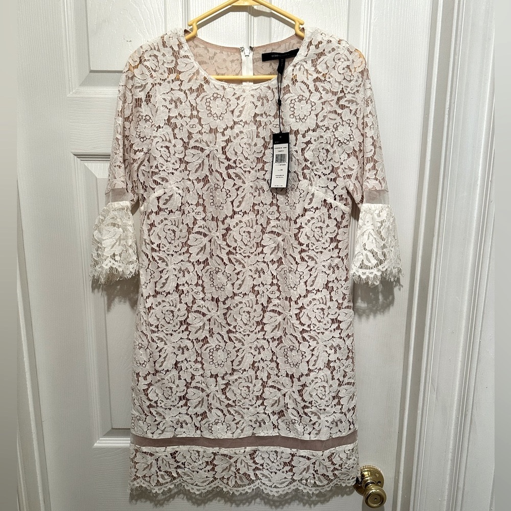 NWT BCBG Maxazria Celestia Lace Dress XS